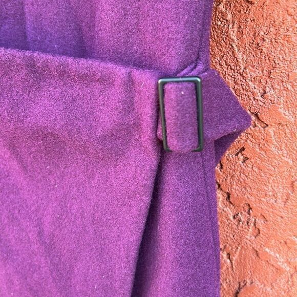 NWT Kate Spade ♠️ Saturday Buckle Over Wool Faux Wrap Dress -2 - Picture 4 of 10